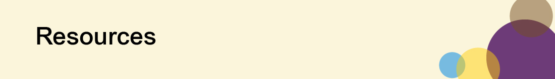 Resources graphic heading