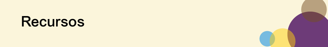 Gráfico del encabezado: "Recursos"
