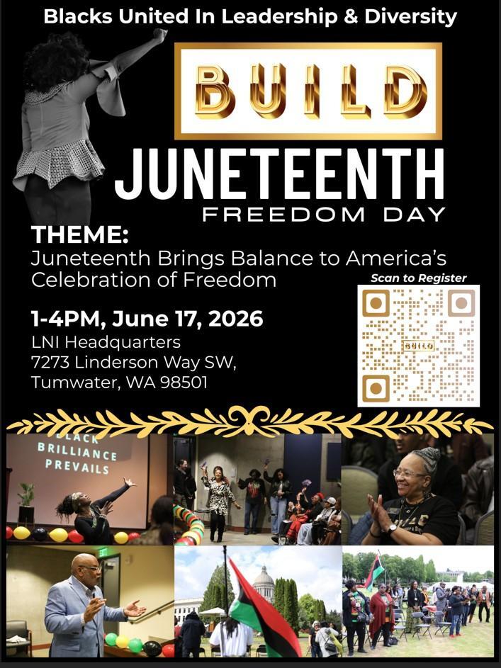 BUILD Juneteenth Event Flyer