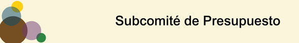 Subcomité de Presupuesto