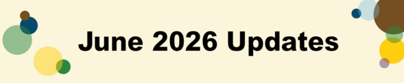 Graphic for June 2026 Updates