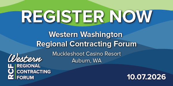 Western Regional Contracting Forum, Wednesday Oct. 7th, 8 AM - 3 PM, Muckleshoot Events Center 