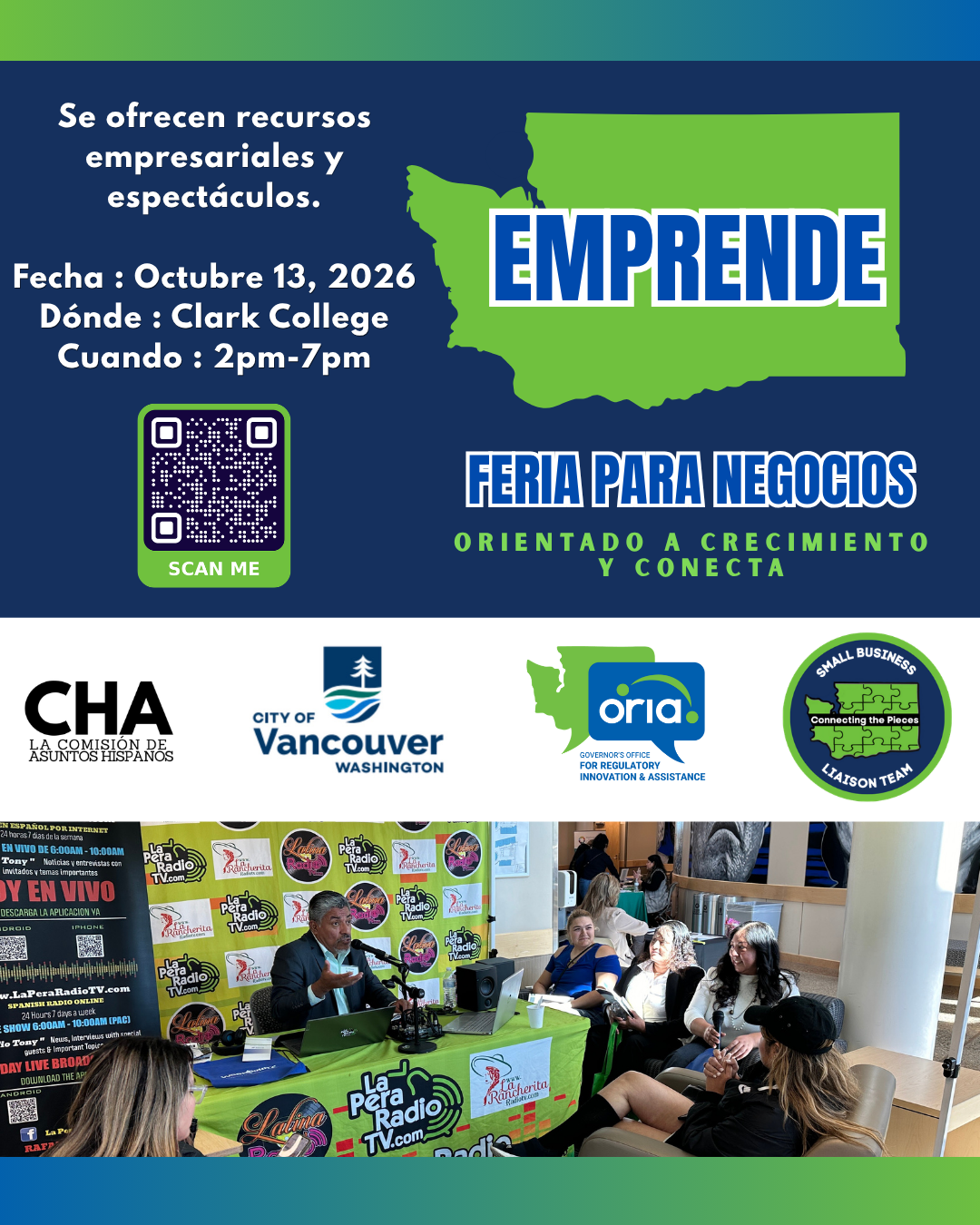 Emprende, Small Business Fair Poster (Spanish)