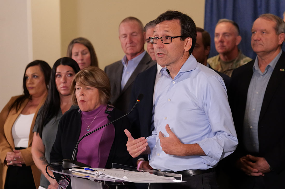 Wildfire major disaster declaration request
