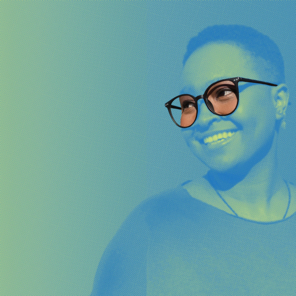 Trendy young adult wearing glasses (PEBB)