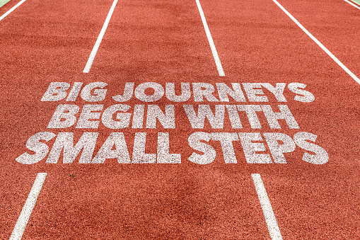 Big journeys start with small steps picture 