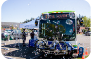 Bubble Bus at the Lacey Spring Fun Fair