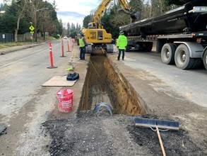 Juanita Drive progress