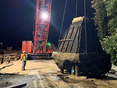 Sammamish Bridge pier