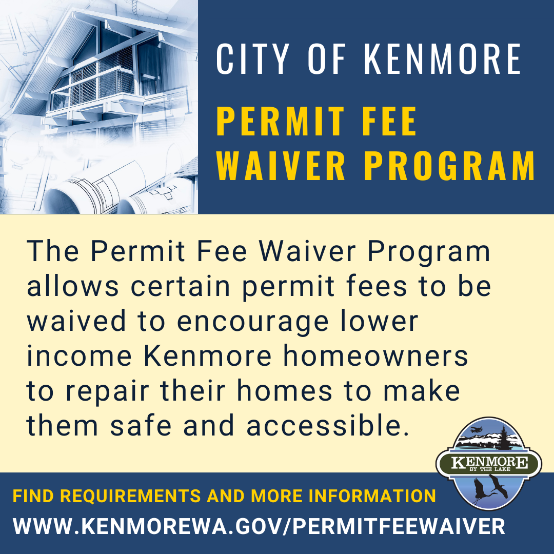 permit fee waiver program