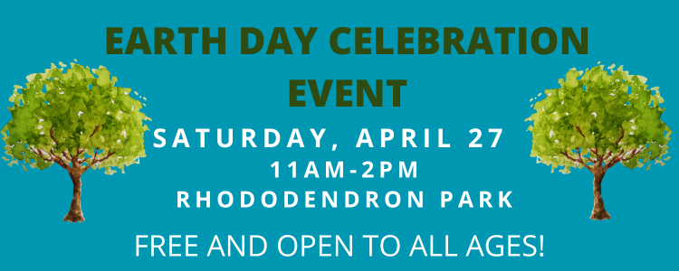 Earth Day Header Teal background