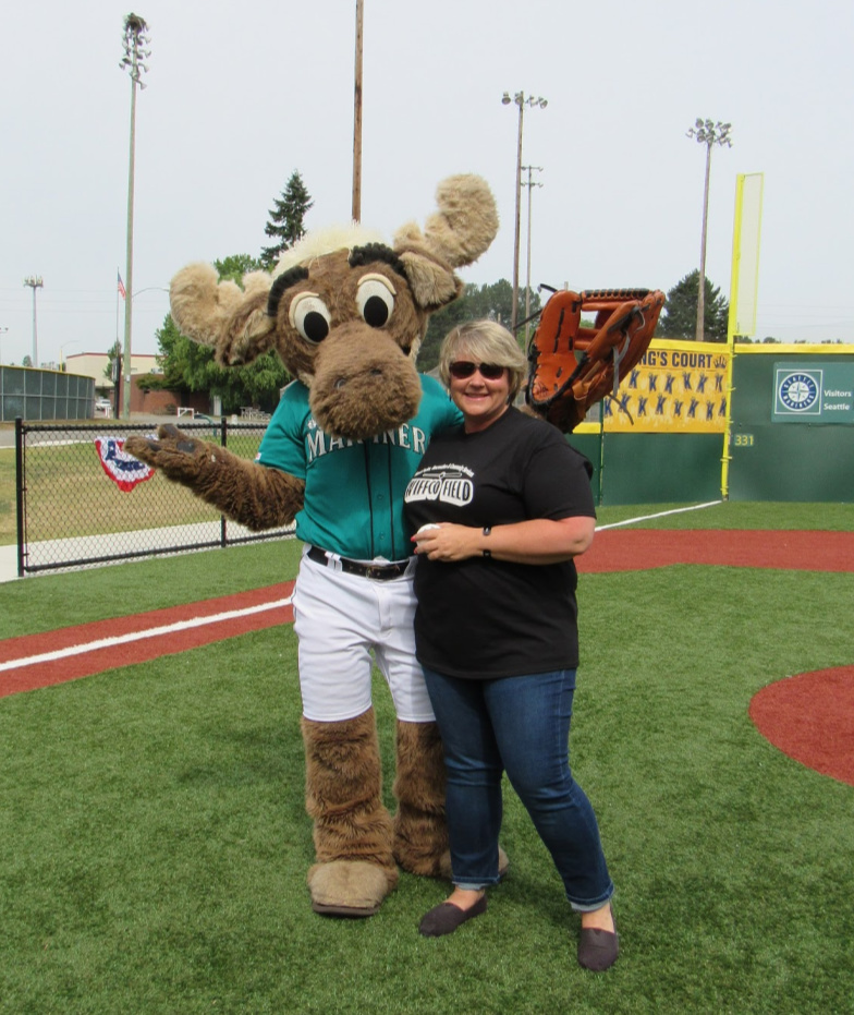Mayor Ralph with the Mariners Moose