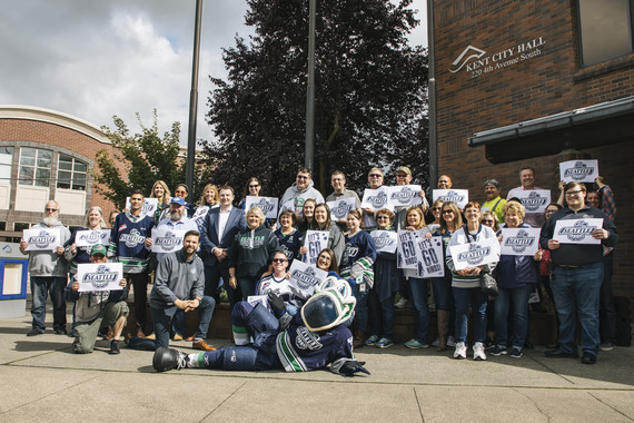 Seattle Thunderbirds Flag Raising Ceremony 2019