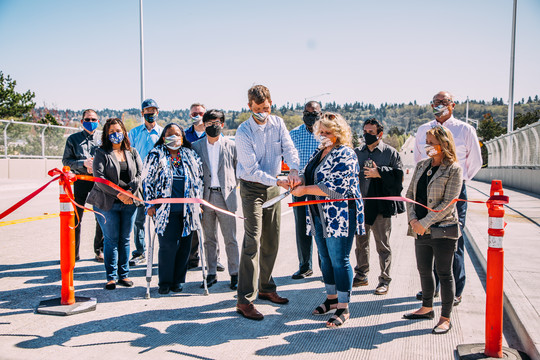 228th Overpass Ribbon Cutting