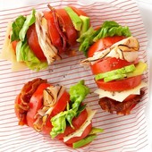 Hassleback Tomato Clubs