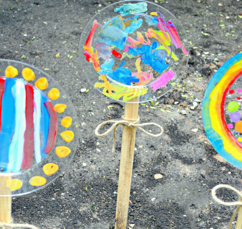 Painted Garden Flowers