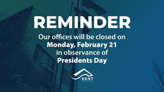 Presidents Day Closed Reminder