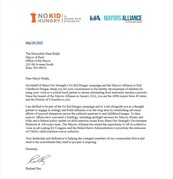 Mayor Alliance Letter