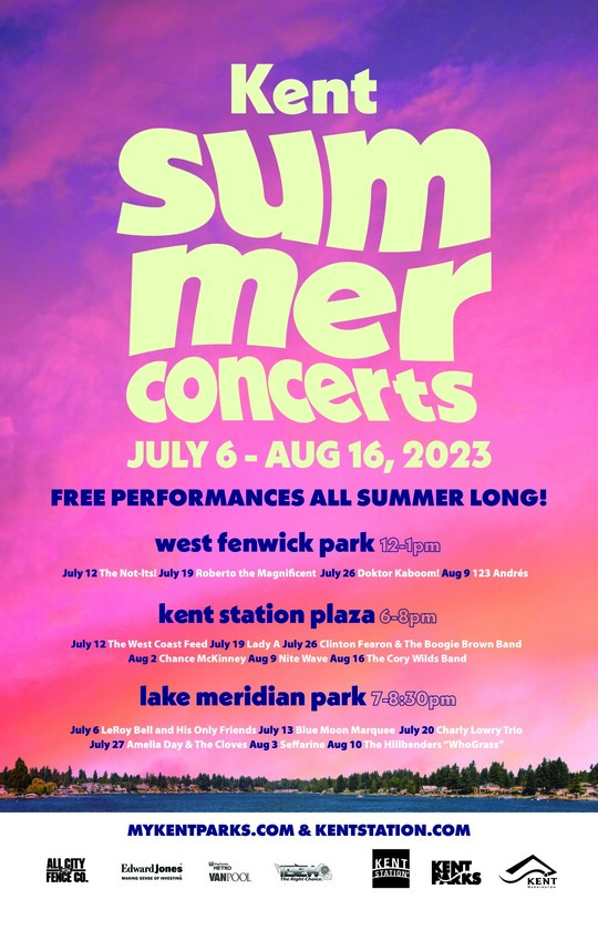 kent summer concerts