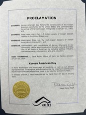 korean american day proc