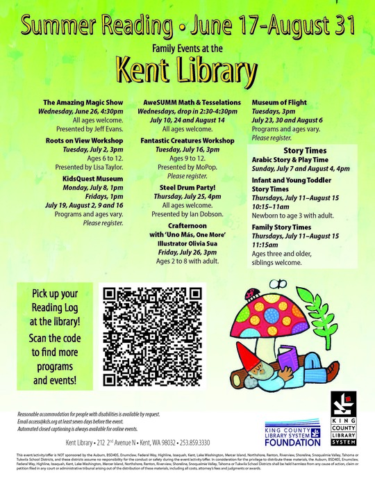 Kent Library Events