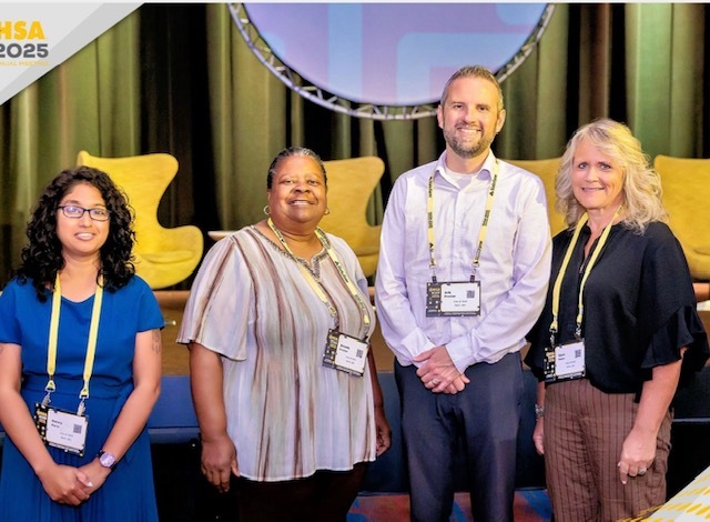 Mayor, CM Fincher, and City staff at the GHSA