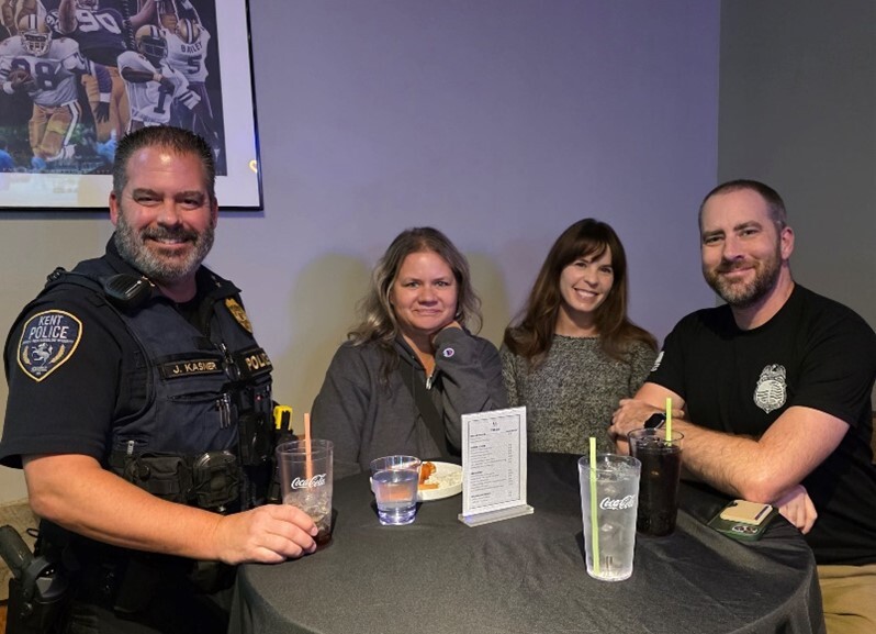 Hops & Cops event at Riverbend Bar and Grill