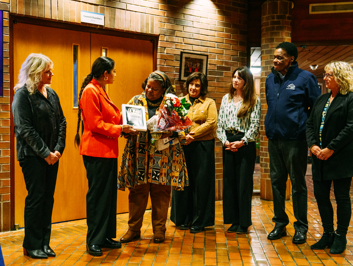 Celebrating Councilmember Fincher's last day of service