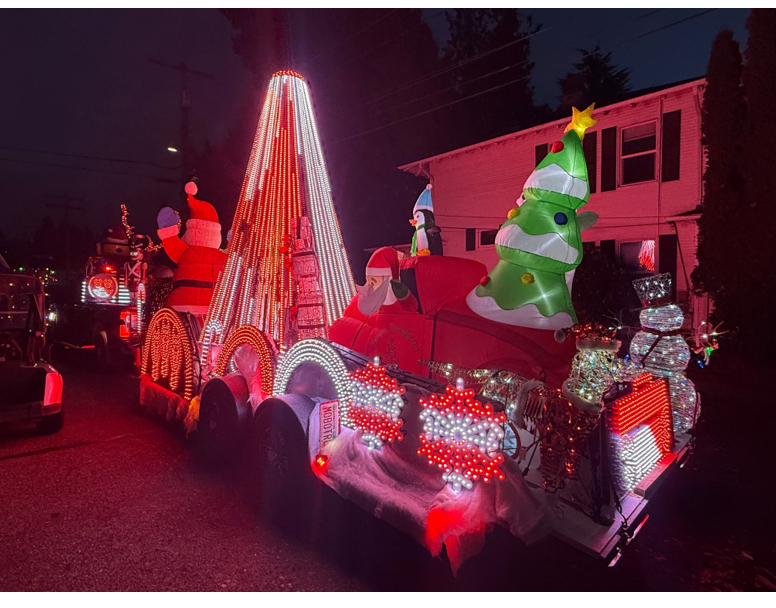 Cool Winterfest parade float