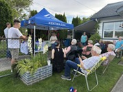 drinks in the driveway 