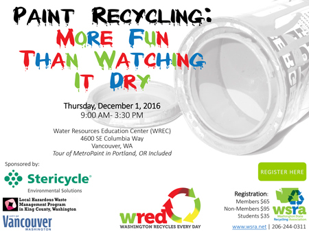 wsra paint recycling event