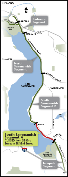 East Lake Sammamish Construction Map Seg A