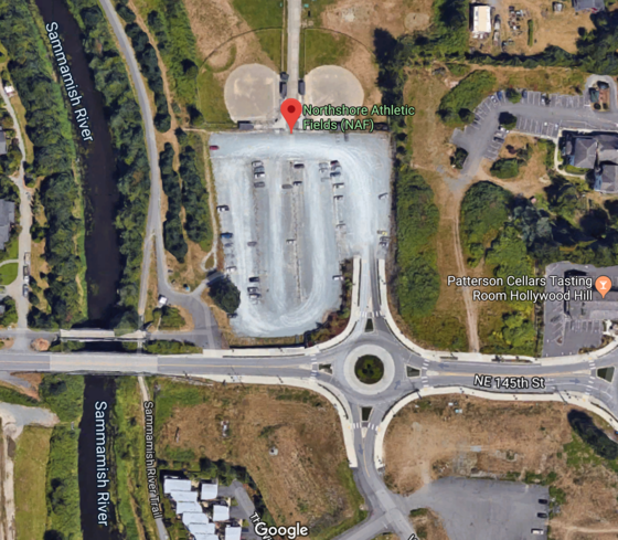 Northshore Athletic Field Parking lot