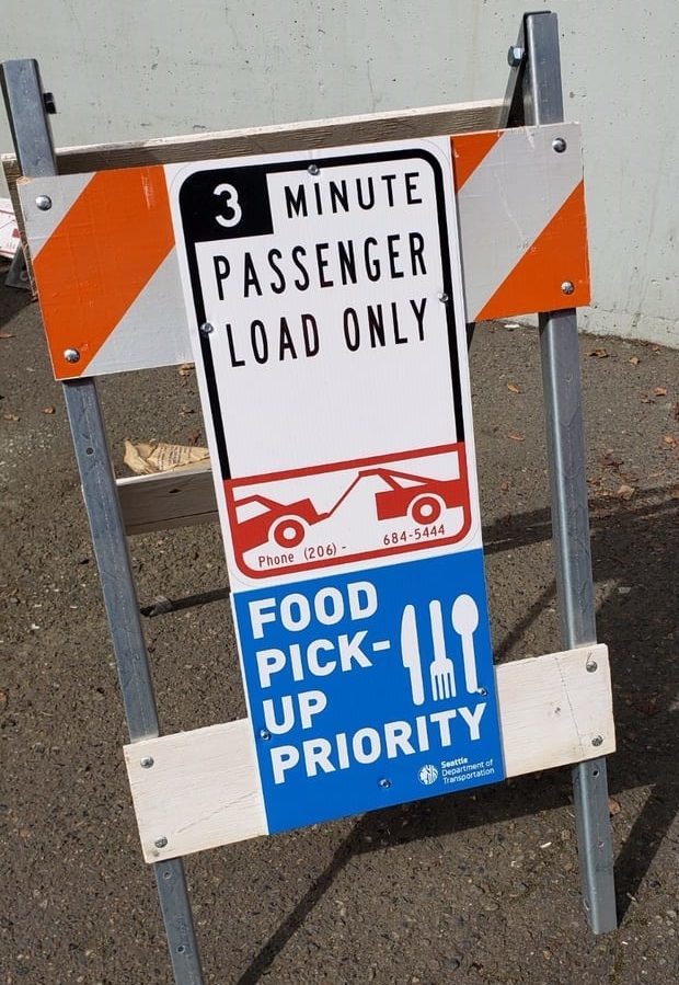 food pickup zone photo