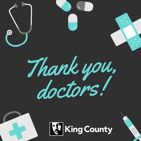 Doctor's day graphic