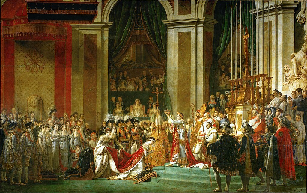 Jacques Louis David's Coronation of Napoleon