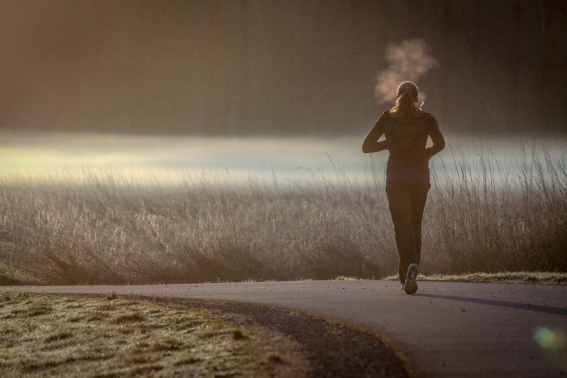Parks Marymoor runner morning
