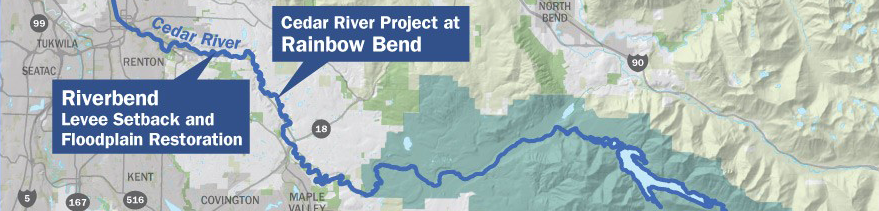 Cedar River map