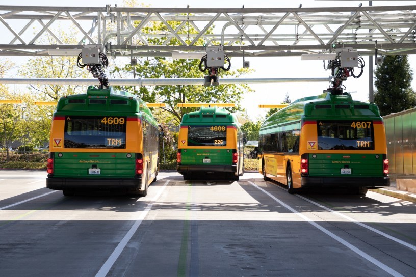 metro charging buses