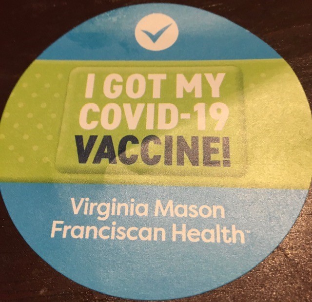 vaccine sticker