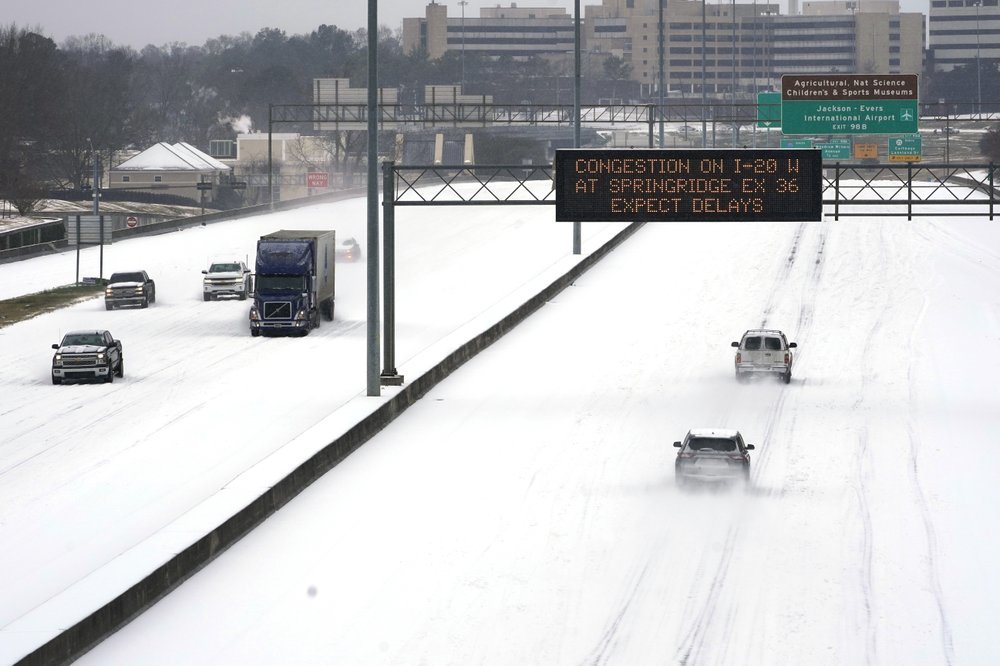 Jackson, Mississippi on February 15th.  AP Photo by Rogelio V. Solis.