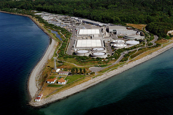 west point plant aerial shot