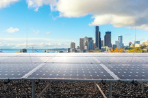 Renewable Energy Seattle Skyline