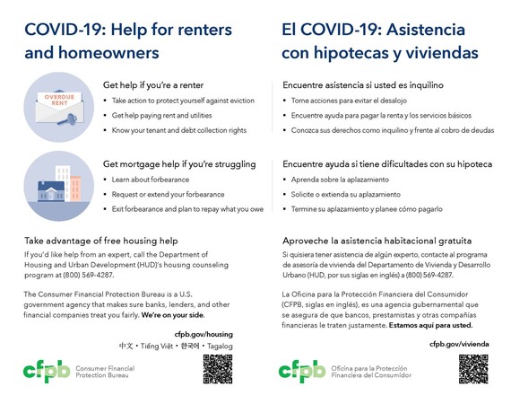 Covid help for rent