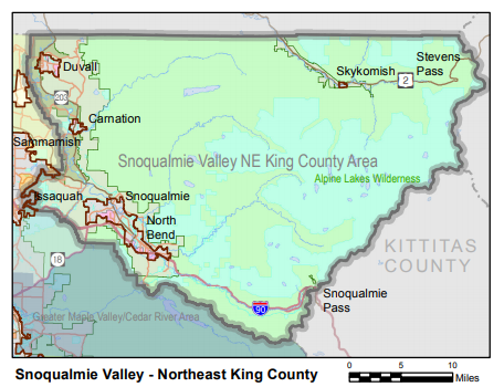 Thumbnail map of Snoqualmie Valley/Northeast King County area