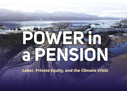 power in a pension report cover