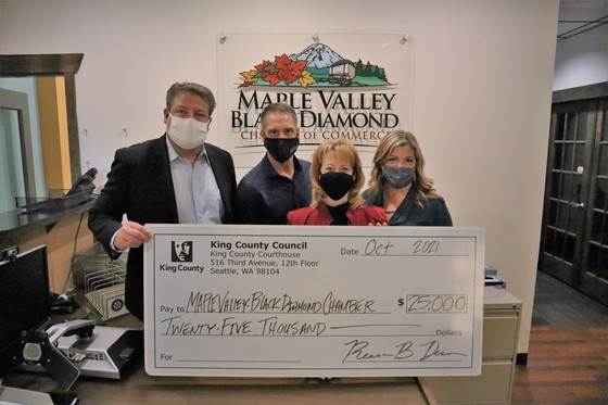 Reagan Dunn at the Maple Valley Black Diamond Chamber of Commerce