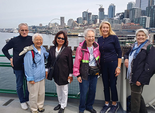 Greenwood Senior Center members on a ferry