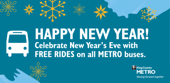Free rides of New Year's Eve with Metro 