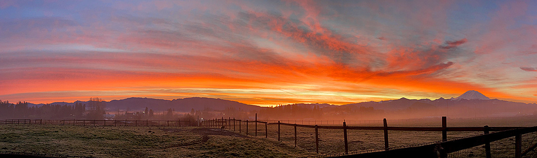 Feature photo-Enumclaw Plateau sunrise
